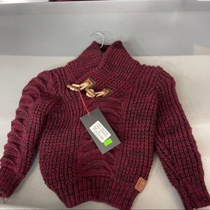 Kids knitted pullover sweater